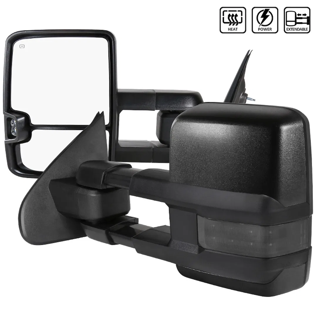 RMX-SIV14G3GLEDHP-FS – SPEC-D TUNIN Exterior Towing Mirror, 9 Inch Width x 12 Inch Height Extends Up To 22 Inch With ...